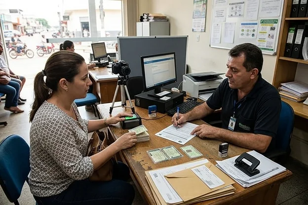 Processo de renovação da CNH em Itaituba.